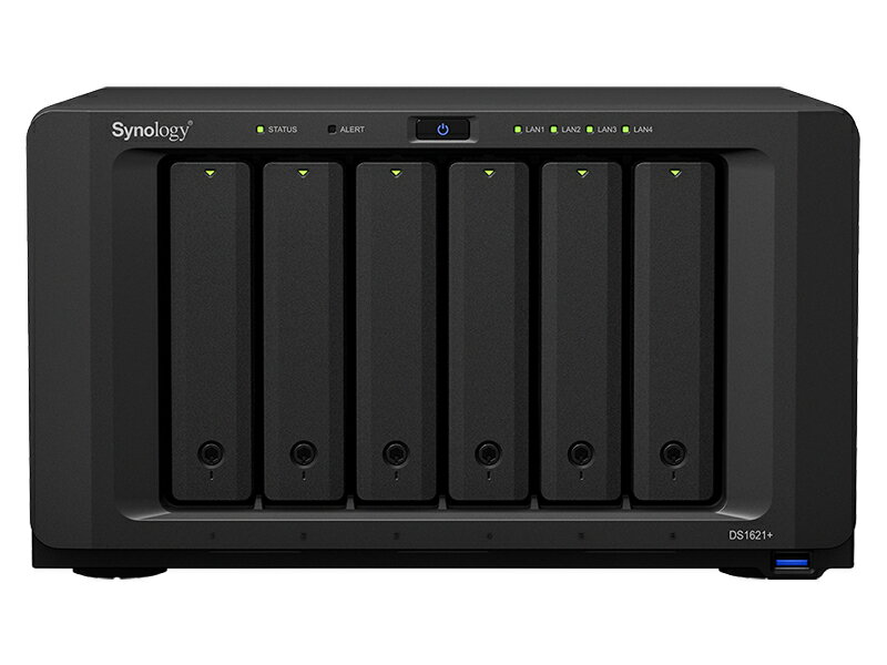 Synology 4コアRyzen CPU搭載 6ベイNAS DiskStation DS1621+　HDD非搭載モデル 目安在庫=△