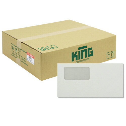 キングコーポレーション 窓明No7 PHiソフト 洋0(洋長3) アラビア 100g 〒枠無 カマス貼 ホワイト 1ケー..