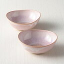 ガラス釉ペア鉢(桃)(K50407438) 取り寄せ商品