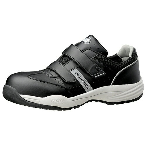 ミドリ安全 JSAA A種 小指保護先芯スニーカー プロテクトウズ5 PF-115 ブラック 22.0cm 1足(PF-115-BK-22.0) 取り寄せ商品