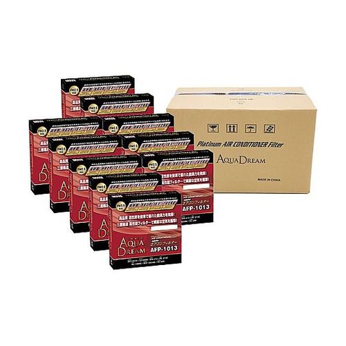 AQUA DREAM (アクアドリーム) PLATINUM カーエアコンフィルター ニッサン、マツダ、ミツビシ用 1セット（10枚入）AD-AFP-1013-10(69-1328-65) 取り寄せ商品