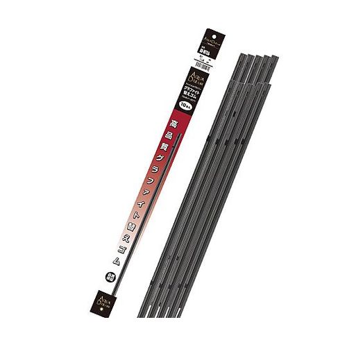 AQUA DREAM (アクアドリーム) ワイパーグラファイト替え用ゴム トーナメントワイパー 長さ：425mm 1セット（10本入）AD-WTGR-43-10(69-1330-65) 取り寄せ商品