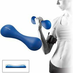 エレコム ELECOM ダンベル スリムタイプ 2.0kg 筋トレ 1個入り 持ちやすい ブルー エクリ(HCF-DBS20BU)..