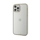 エレコム ELECOM iPhone 12 iPhone 12 Pro ソフトケース サイドメッキ 極み ゴールド(PM-A20BUCTMGD) 目安在庫=△【...