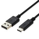 エレコム USBケーブル 2.0 タイプC USB-A PS5対応 コントローラー充電 2m RoHS指令準拠(10物質) ブラック(GM-U2CAC20BK) メーカー在庫品