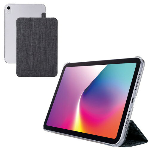 エレコム ELECOM iPad mini ケース 8.3インチ ( A17 Pro ) 2アングル スタンド ブ...