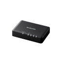 エレコム ELECOM スイッチングハブ LAN 3ポート Giga対応 1000/100/10Mbps プラスチック筐体 AC電源 ファンレス ブラック(EHC-G03PA2-SB) メーカー在庫品(2)