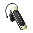 エレコム ELECOM 耳掛け型 Bluetooth(R)ワイヤレスヘッドセット ゴールド(LBT-HS21MPGD2) メーカー在庫品