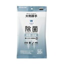 エレコム ELECOM ウェットティッシュ 除菌 消臭 クリーナー 大判 (20枚入り) 銀イオン 緑茶(WC-AG20LPN) メーカー在庫品