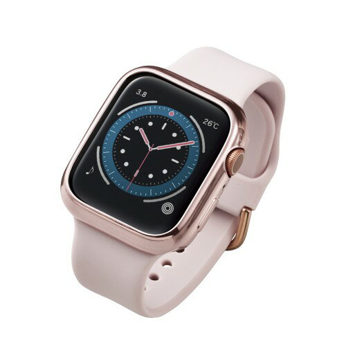 エレコム ELECOM Apple Watch44mm用ソフトバンパー ピンクゴールド(AW-20MBPUPNG) メーカー在庫品