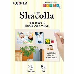 楽天ナノズ　楽天市場店富士フイルム FUJI FILM シャコラ（shacolla） WD-KABE-AL-2L-5P 壁タイプ 5枚パック 2Lサイズ（WD KABE-AL 2L 5P） 取り寄せ商品