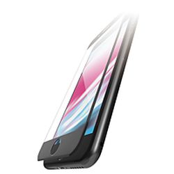 エレコム iPhone 8 フルカバーガラスフィルム ハイブリッドフレーム ブラック(PM-A17MFLUVRBK) 取り寄せ商品