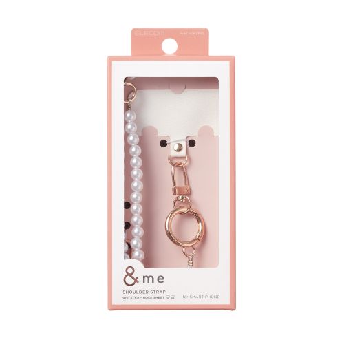 エレコム ELECOM ショルダーストラップ/パール パール(P-STSDH2PAL) メーカー在庫品