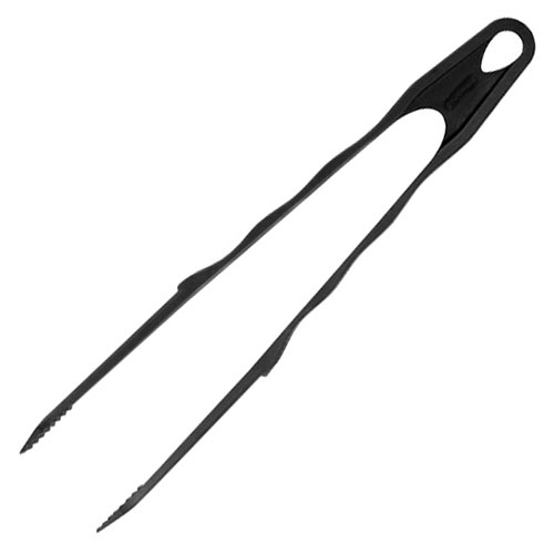 グルメイド グルメイド ナイロンツイーザー 19cm ブラック 樹脂製ピンセット型トング(Gourmaid941070-10) 取り寄せ商品
