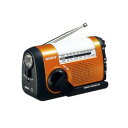 ソニー ICF-B09/D FM/AMポータブルラジオ オレンジ 取り寄せ商品