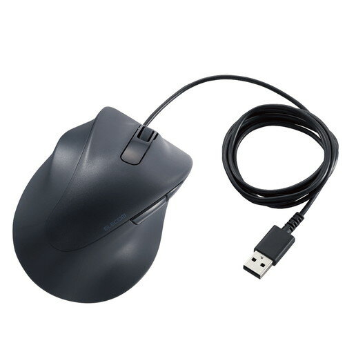 静音 有線マウス “EX-G”5ボタン XLサイズ(左手用) ASNM-XGXL31UBSKBK|パソコン パソコン周辺機器 マウス
