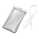 【P5E】エレコム スマートフォン用防水ケース/IPX8/フローティング オーロラ(P-WPSF04ARR) メーカー在庫品