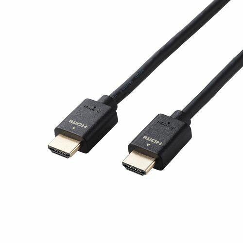 エレコム ELECOM HDMI 1.4 ケーブル ハイスピード 2m 4K 30Hz フルHD 120Hz ARC ブラック(GM-HD14E20BK) メーカー在庫品