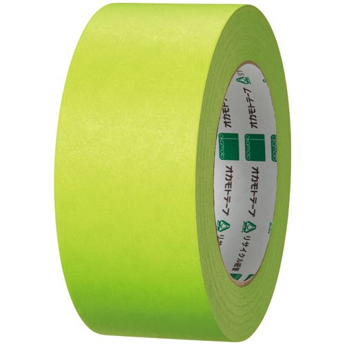 オカモト クラフトテープ 環境思いカラー No.224WC 50mm×50m 厚み約0.14mm ライトグ(#224WC-50X50ライトグリ-ン) 目安在庫=○