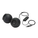エレコム ELECOM パソコン用2.0chスピーカー Stina SP-P10CUBシリーズ ブラック(SP-P10CUBBK) メーカー在庫品