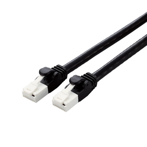 【P5E】エレコム Cat6A LANケーブル(LD-GPAT/BK1/RS) メーカー在庫品