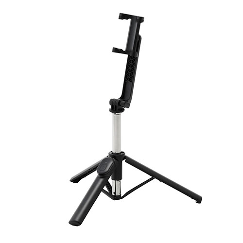 エレコム ELECOM スマートフォン用2Way三脚(Bluetoothリモコン付き) 最大955mm(P-STSR03085BK) メーカー在庫品