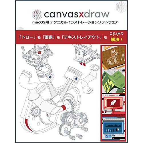 Canvas　GFX Canvas X DRAW for MAC サブスクリプションライセンス(N28801) 取り寄せ商品