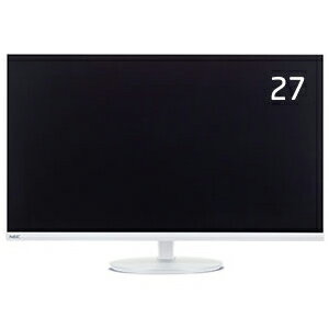 NEC 27型3辺狭額縁VAワイド液晶ディスプレイ(白色)(LCD-AS274F) 目安在庫=△