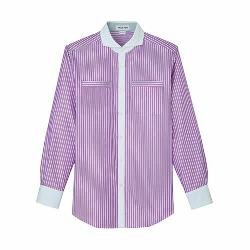 カーシーカシマ AMUS-NET 長袖シャツ 266-7 パープル SS AWY266(68-0860-75) 取り寄せ商品