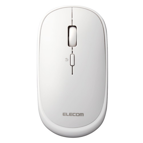 エレコム ELECOM 超薄型 BlueLEDマウス Bluetooth対応 4ボタン ポーチ付 ホワイト(M-TM10BBWH) メーカー在庫品