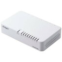 エレコム ELECOM Giga対応スイッチングHub/8ポート/プラスチック筐体/電源外付モデル/ホワイ(EHC-G08PA4-W) 目安在庫=○(2)