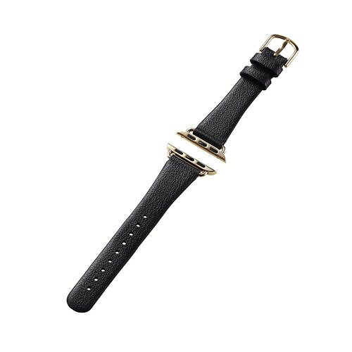 ELECOM ELECOM ELECOM Apple Watch 용 & me 소프트 가죽 밴드 차콜 그레이 (AW-41BDLJGY) 메이커 재고품