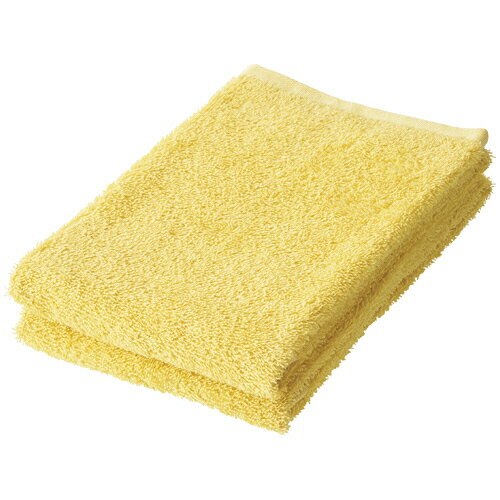 林 テラカラータオル フェイスタオル イエロー 1パック(2枚)(FN602403) 取り寄せ商品