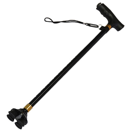 センター商事 LEDライト杖 303-2Y-J0319 底座604 ブラック(303-2Y-J031 ...