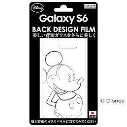 レイ・アウト Galaxy S6 ディズニー・デザインフィルム(背面)/ミッキー(RT-DSC05GF/MK) 取り寄せ商品