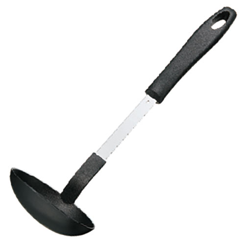 田辺金具 抗菌耐熱お玉 ブラック(TK-0309) 取り寄せ商品