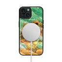 Ikins ikins アイキンス MagSafe対応天然貝ケース for iPhone 15 ひまわり(I26507i15) 仕入先在庫品