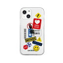 DPARKS \tgNAP[X for iPhone 13 mini TAG STICKER Warning(DS21110i13MN) ڈ݌=