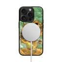Ikins ikins アイキンス MagSafe対応天然貝ケース for iPhone 15 Pro ひまわり(I26513i15PR) 仕入先在庫品