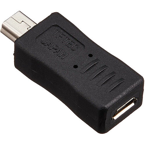 変換名人 変換プラグ microUSB(メス)→miniUSB(オス)(USBMCB-M5A) 取り寄せ商品