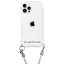 PHONECKLACE iPhone 12/12Pro [vV_[XgbvtNAP[X O[(PC20432i12P) ڈ݌=