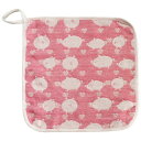 エレファントインファント フラッフィーガーゼ ループ付きハンカチ ピンク 約25×25cm(C6074515) 取り寄せ商品
