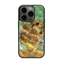 Ikins アイキンス 天然貝ケース for iPhone 15 Pro Max ひまわり(I25498i15PM) 取り寄せ商品
