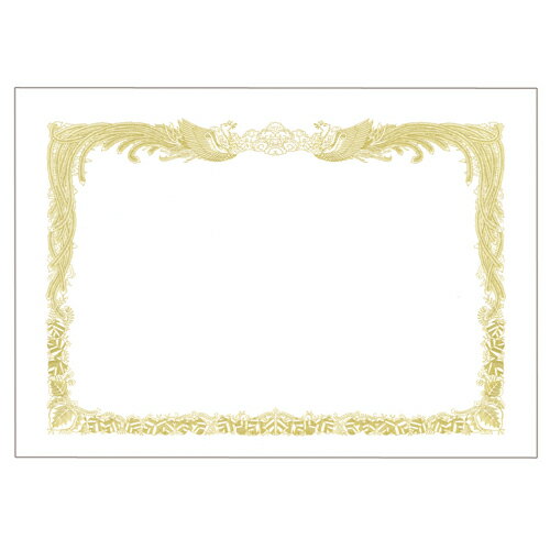 TPS 賞状用紙 白 A3 タテ書用 1冊(10枚)(TSYW-A3T) 目安在庫=○(3)