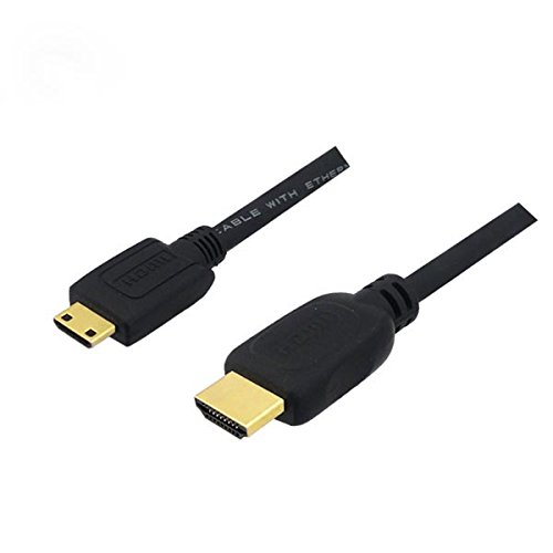 3Aカンパニー ミニHDMIケーブル 1m 4K/3D対応 HDMI-miniHDMI変換ケーブル バルク(AVC-HDMI10MN) 取り寄せ商品