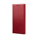 LEPLUS iPhone 12 mini 極薄一枚革フラップケース PAGE レッド(LP-IS20PAGRD) 取り寄せ商品(2)