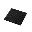 ラボラトリーシリコンマット 350×350mm ブラック (1枚)(2500351) 取り寄せ商品