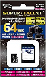 SuperTalent Premium Pro Durable microSDカード 64GB ST64MSU3PD 取り寄せ商品 SuperTalent Premium Pro Durable microSDカード 64GB ST64MSU3PD 取り寄せ商品