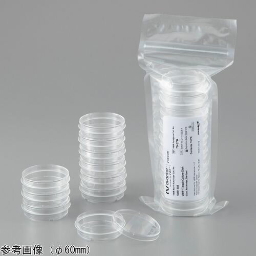 VWR 細胞培養ディッシュ・無処理 10861-588 (1箱(10枚×60袋入り))(4-4804-02) 目安在庫=△