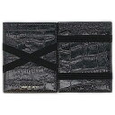 リサイド RIE SIDE マジックウォレット MAGIC WALLET ブラッククロコ(WOW-BC) 取り寄せ商品